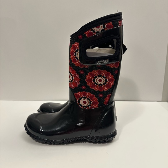 Bogs Kid's "NWT" Floral Kaleidoscope Insulated Warm North Hampton Boot Size 1.0 - Picture 5 of 12